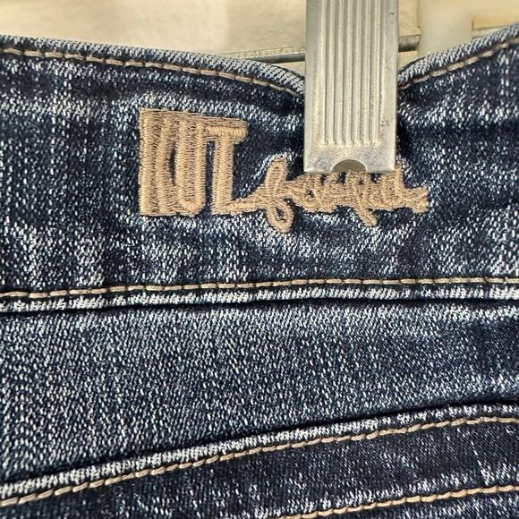 Kut From The Kloth Women Jeans Capri Stretch Cropped Size 10 Style# KF035MB3 - Picture 9 of 11